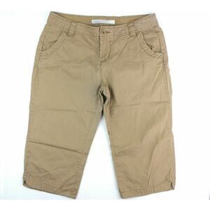 Old Navy Pants Womens 6 Baggy Capri Cropped Clam Diggers Wide Leg Mid-Rise‎